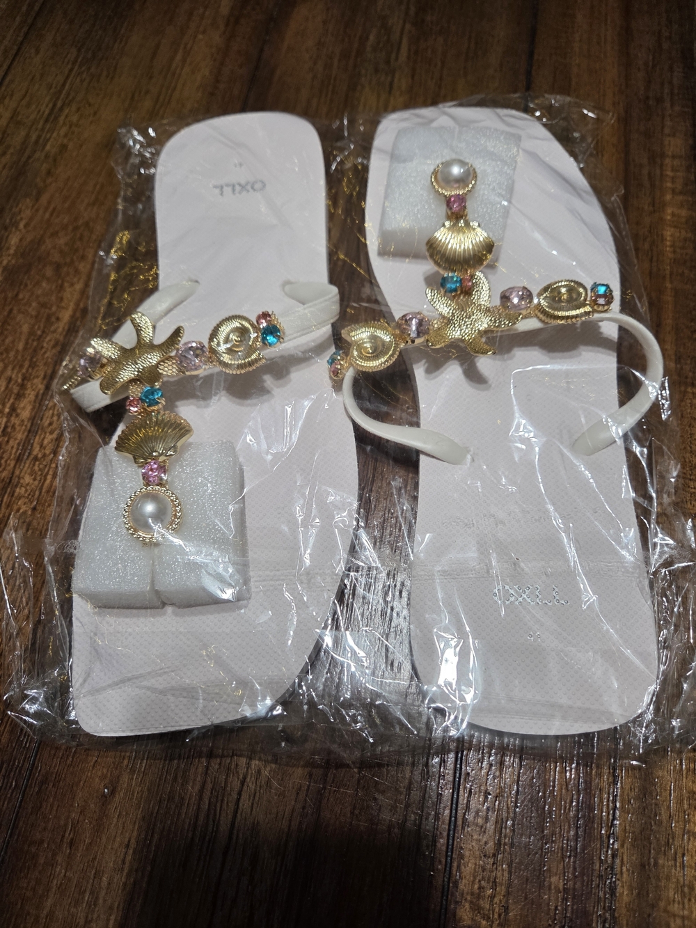 Embellished Women’s Sandals with Gold Accents